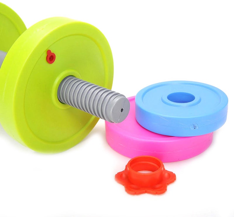 PowerTRC Fun and Colorful Dumbbell for Kids - Adjustable Weights - Fill Weights with Water or Sand - Beach Toys - Image 3